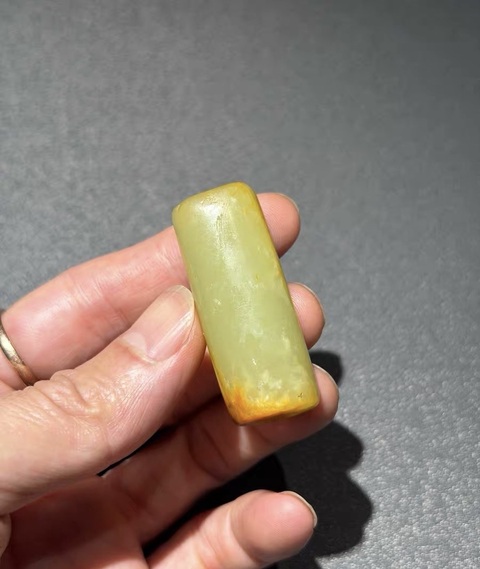 古玩玉器仿古玉勒子真品鑒賞圖