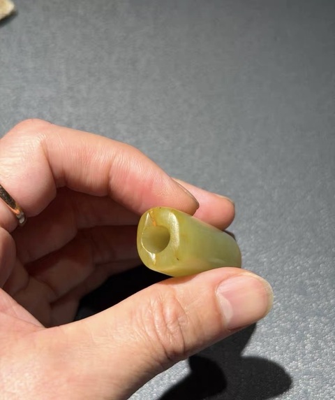 古玩玉器仿古玉勒子真品鑒賞圖