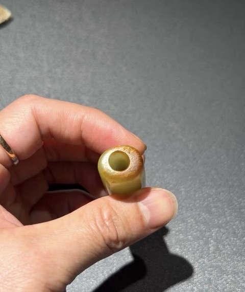 古玩玉器仿古玉勒子真品鑒賞圖