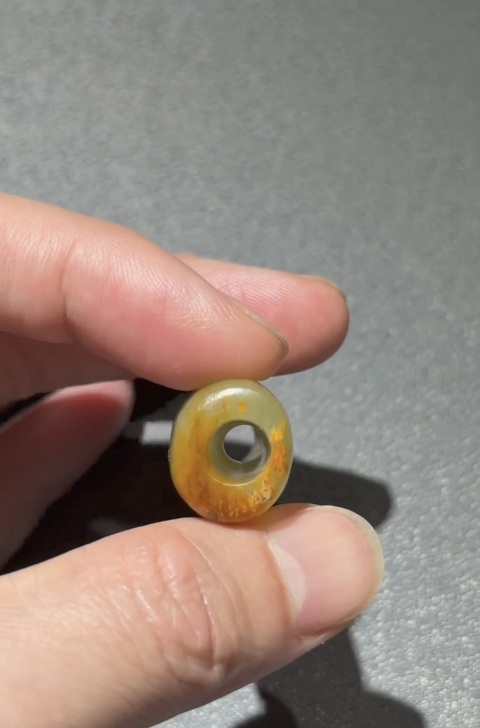 古玩玉器仿古玉勒子真品鑒賞圖