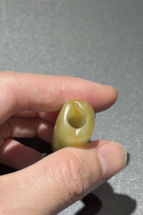 古玩玉器仿古玉勒子真品鑒賞圖