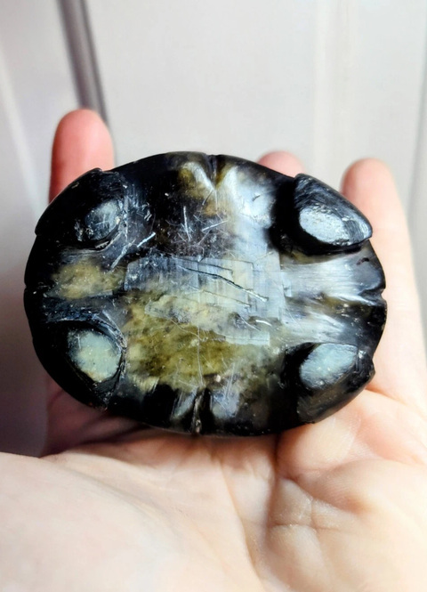 古玩雜項瑞獸紋文房水盂真品鑒賞圖