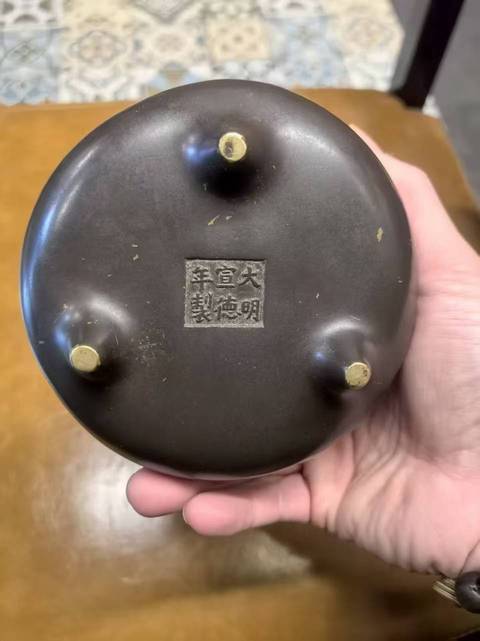 古玩銅器爐真品鑒賞圖