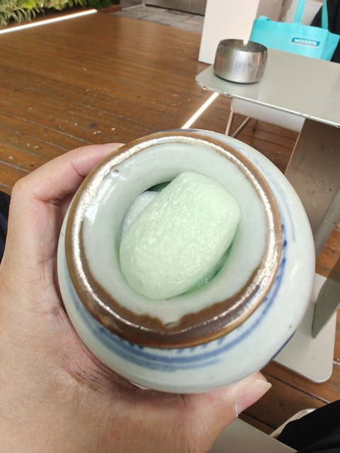 古玩陶瓷清中期青花山水太白罐真品鑒賞圖