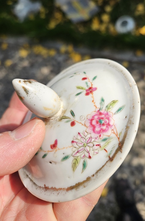 古玩陶瓷粉彩花鳥紋將軍罐真品鑒賞圖