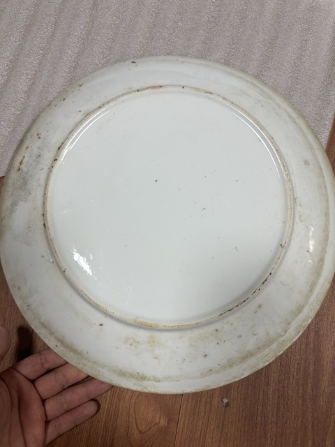 古玩陶瓷粉彩人物故事盤真品鑒賞圖