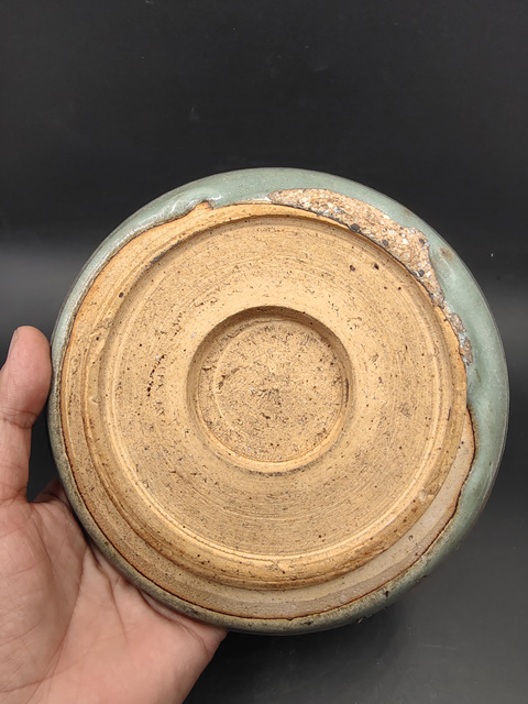 古玩陶瓷金元鈞窯盤真品鑒賞圖