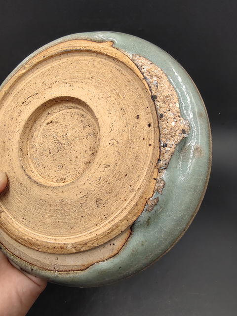 古玩陶瓷金元鈞窯盤真品鑒賞圖