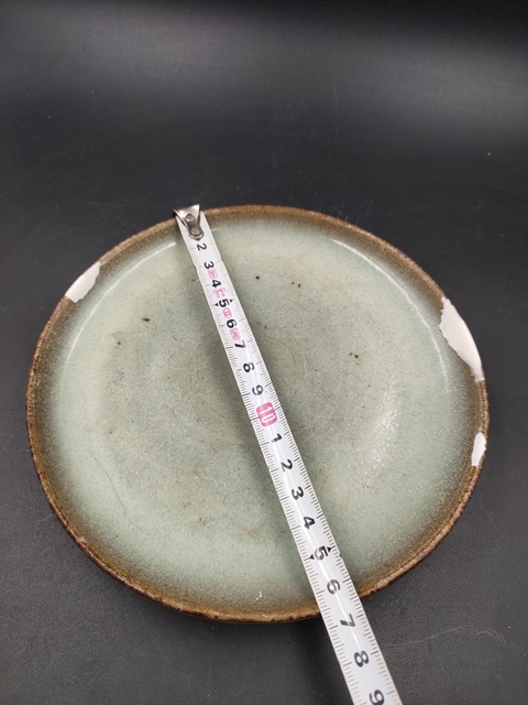 古玩陶瓷金元鈞窯盤真品鑒賞圖