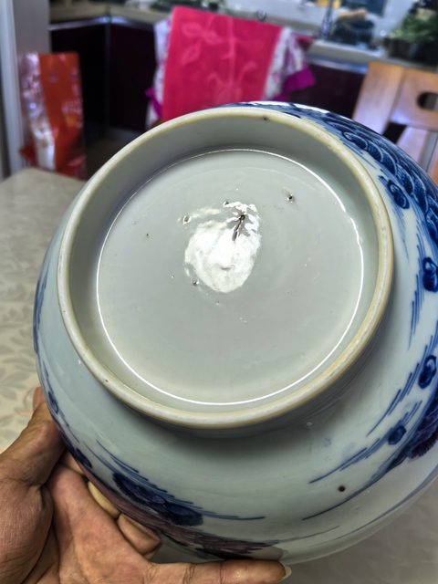 古玩陶瓷青花山水人物紋墩式碗拍賣，當(dāng)前價格2200元