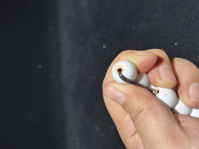 古玩陶瓷白釉手串真品鑒賞圖