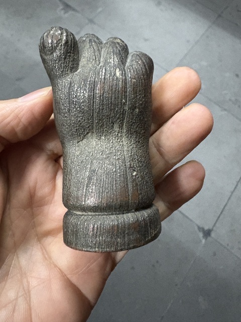 古玩銅器手掌器真品鑒賞圖