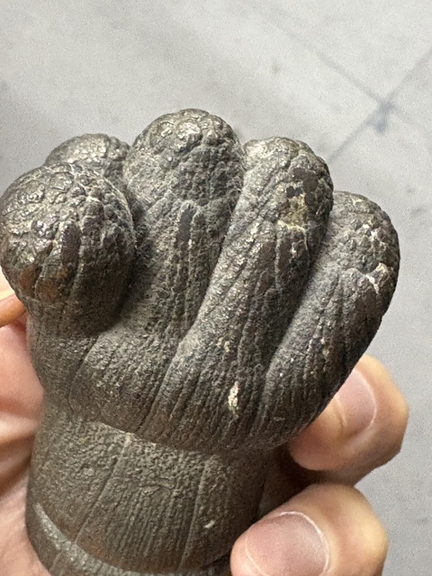 古玩銅器手掌器真品鑒賞圖