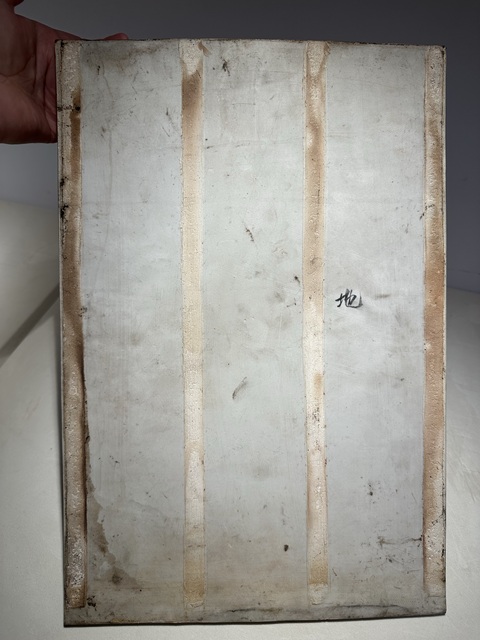 古玩陶瓷五彩人物故事瓷板真品鑒賞圖