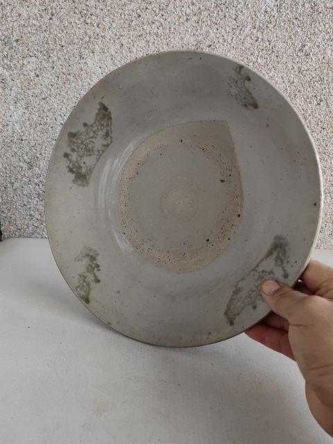 古玩陶瓷青花魚紋盤拍賣，當前價格850元