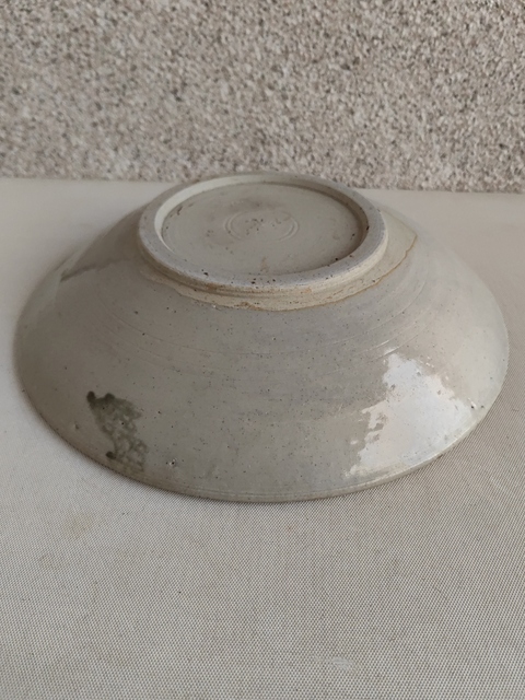 古玩陶瓷青花魚紋盤拍賣，當前價格850元