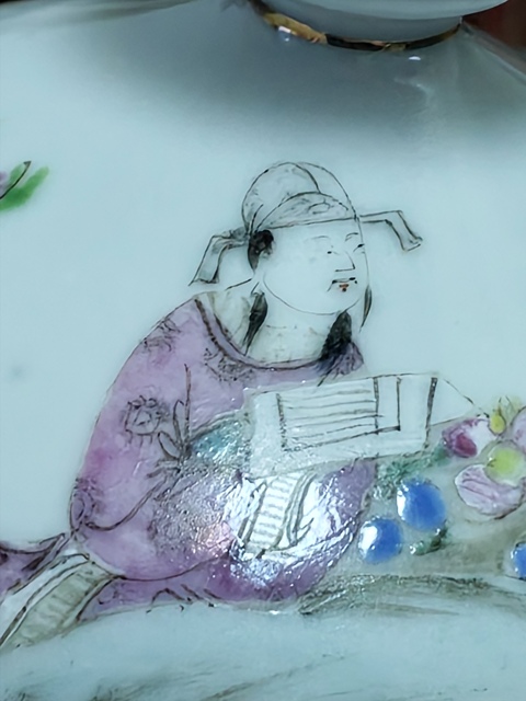 古玩陶瓷粉彩蓋盅真品鑒賞圖