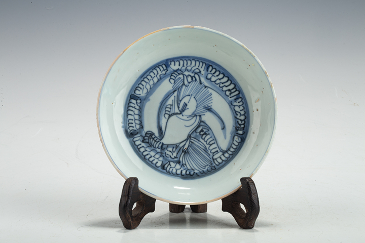 古玩陶瓷明晚·青花瑞獸紋盤真品鑒賞圖