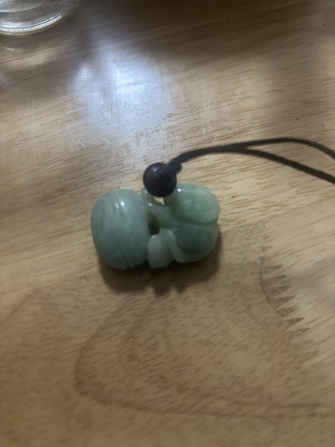 古玩玉器翡翠雕“大象墜”真品鑒賞圖