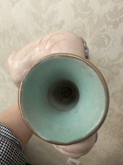 古玩陶瓷粉彩太平有象擺件真品鑒賞圖