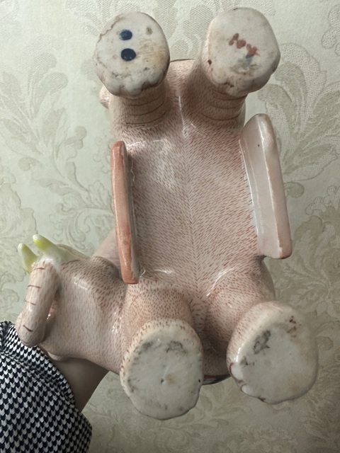 古玩陶瓷粉彩太平有象擺件真品鑒賞圖