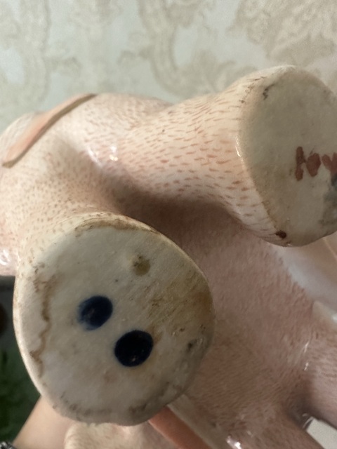 古玩陶瓷粉彩太平有象擺件真品鑒賞圖