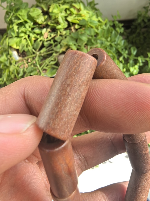 古玩玉器地方玉仿古勒子手串真品鑒賞圖