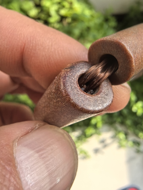 古玩玉器地方玉仿古勒子手串真品鑒賞圖