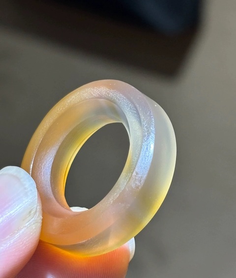 古玩玉器瑪瑙環(huán)真品鑒賞圖