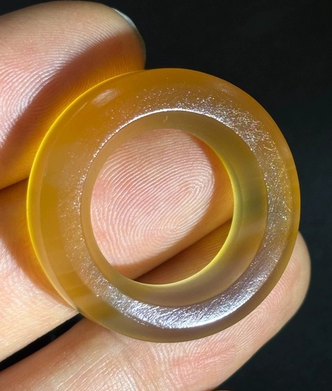 古玩玉器瑪瑙環(huán)真品鑒賞圖