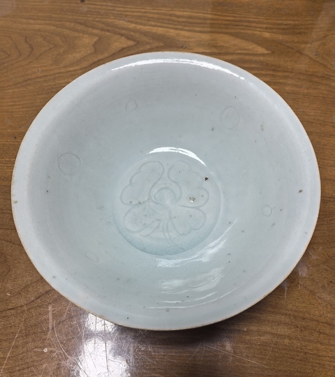 古玩陶瓷南宋湖田窯刻花碗真品鑒賞圖