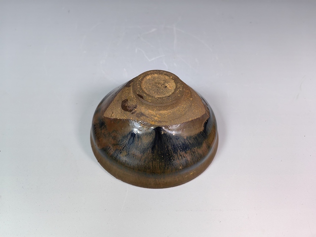 古玩陶瓷宋窯變兔毫建窯盞真品鑒賞圖