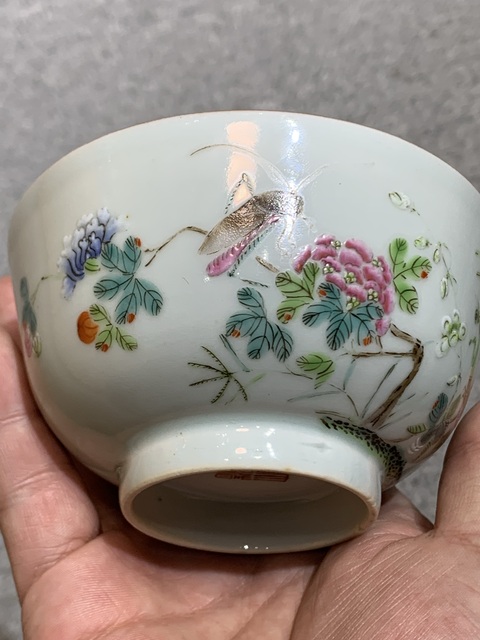 古玩陶瓷粉彩碗真品鑒賞圖