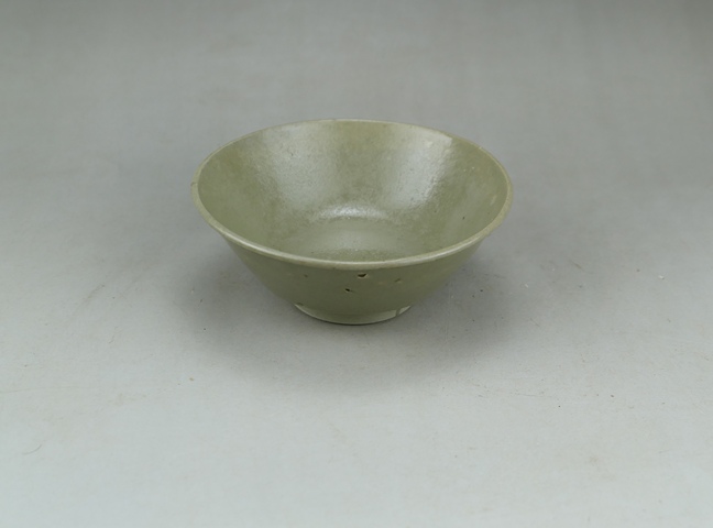 古玩陶瓷龍泉青瓷唇口碗真品鑒賞圖