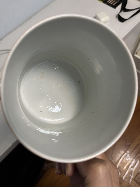 古玩陶瓷博古圖粉彩執杯真品鑒賞圖