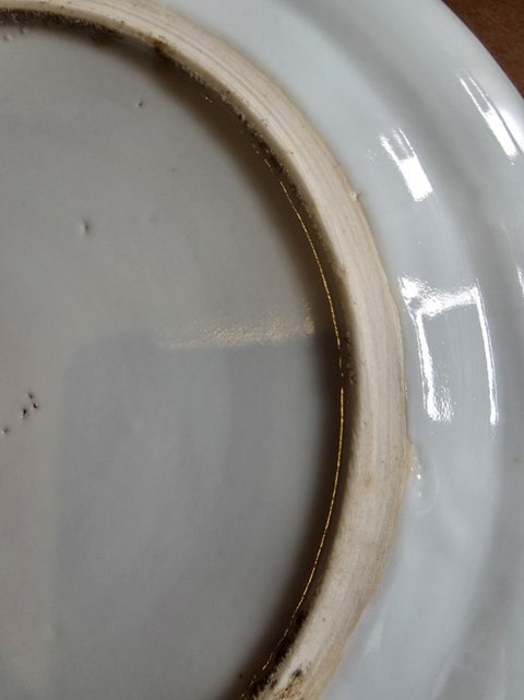 古玩陶瓷青花盤真品鑒賞圖