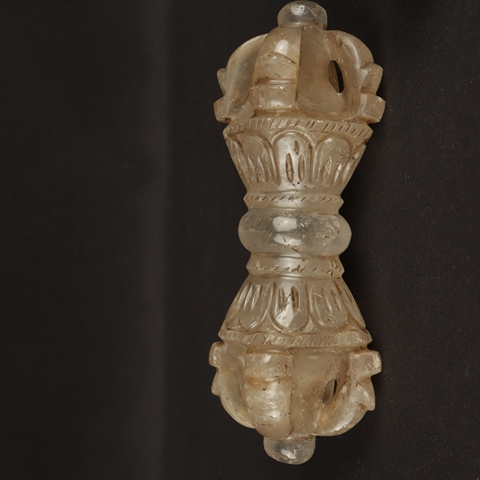 古玩玉器水晶雕“金剛杵”真品鑒賞圖