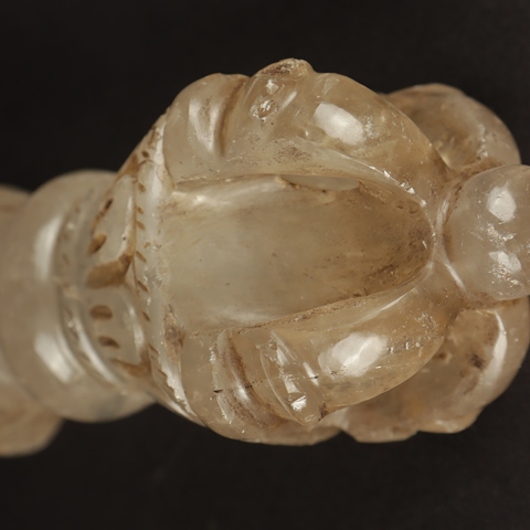 古玩玉器水晶雕“金剛杵”真品鑒賞圖