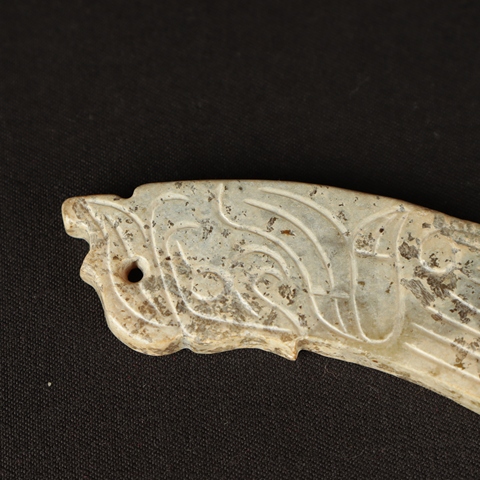 古玩玉器仿古做舊玉璜真品鑒賞圖