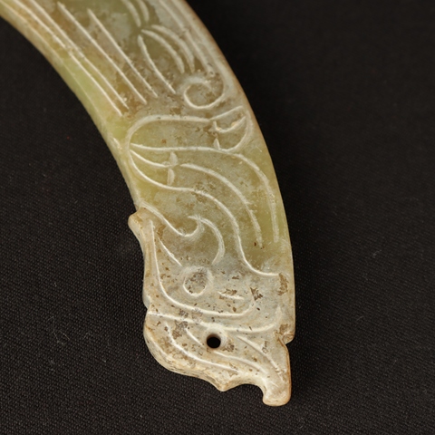 古玩玉器仿古做舊玉璜真品鑒賞圖