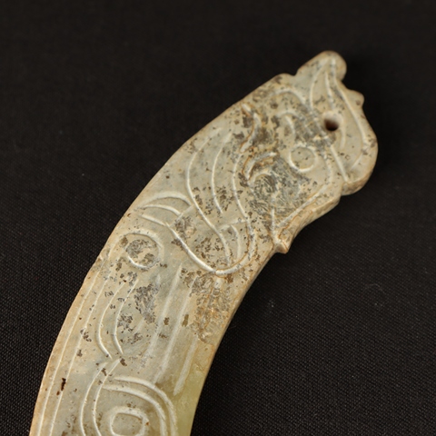 古玩玉器仿古做舊玉璜真品鑒賞圖