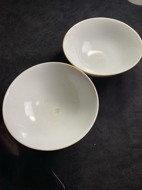 古玩陶瓷創(chuàng)匯蓮池游禽滿池嬌粉彩碗拍賣，當前價格288元