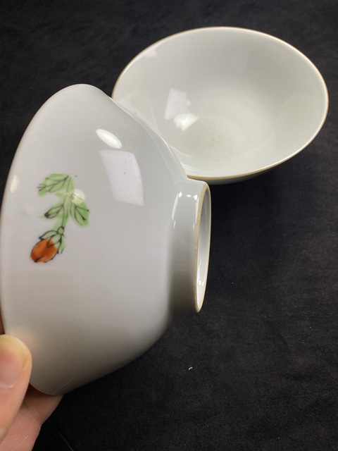 古玩陶瓷創(chuàng)匯蓮池游禽滿池嬌粉彩碗拍賣，當前價格288元