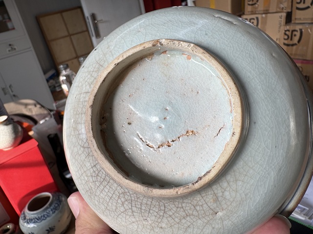 古玩陶瓷明代永宣月華紋青花碗真品鑒賞圖