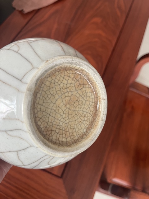 古玩陶瓷雙鋪首官釉圈足香爐真品鑒賞圖