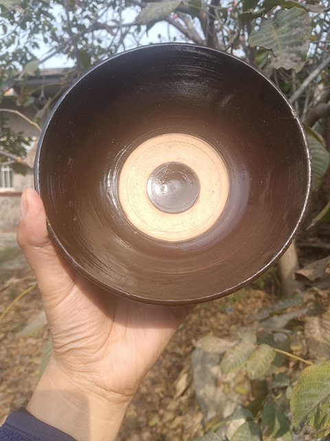 古玩陶瓷元末明初：褐釉大碗拍賣，當前價格29元