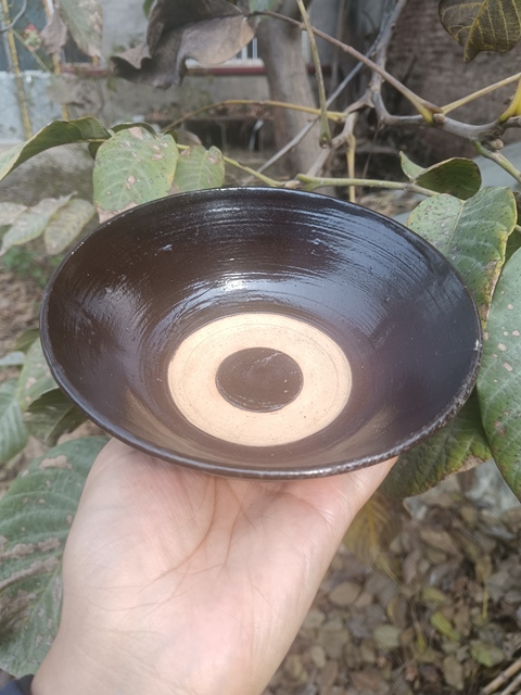 古玩陶瓷元末明初：褐釉大碗拍賣，當前價格29元