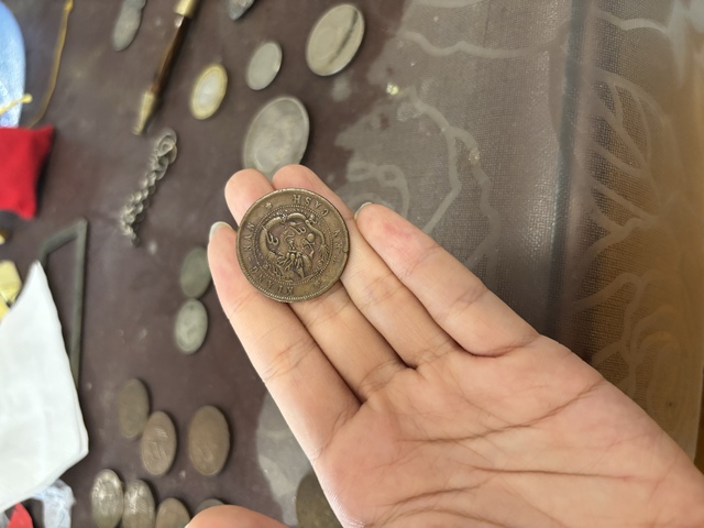 古玩錢幣江南乙巳十文真品鑒賞圖