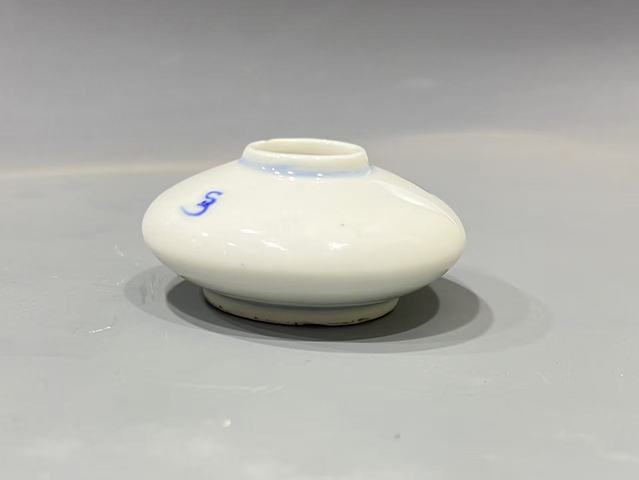 古玩陶瓷青花水盂真品鑒賞圖