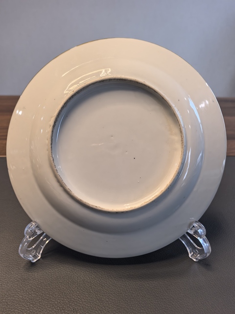 古玩陶瓷廣彩人物故事紋盤真品鑒賞圖